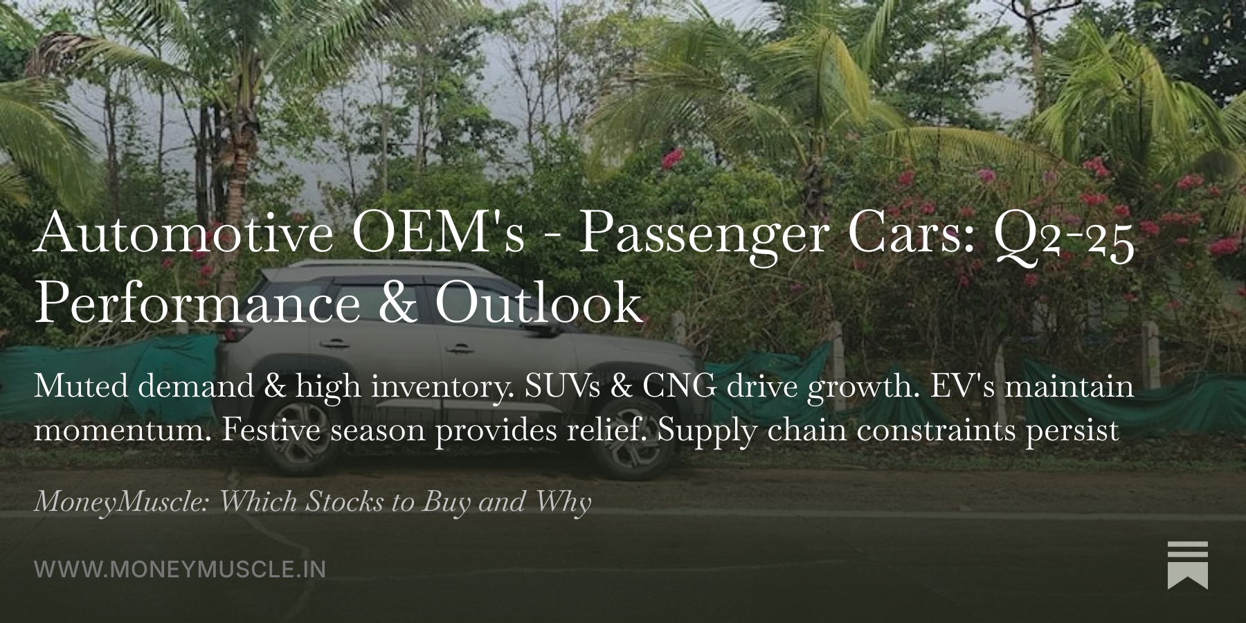 Automotive OEM's - Passenger Cars: Q2-25 Performance & Outlook